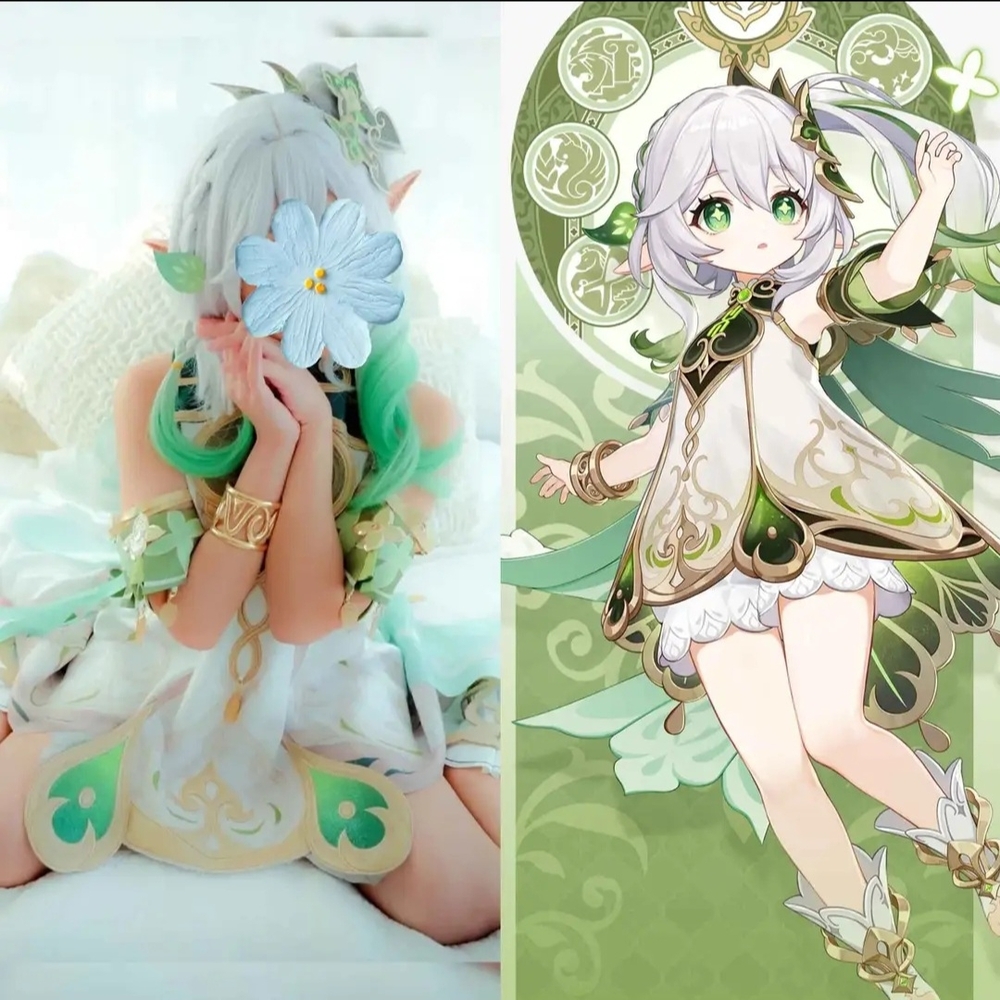 Nahida Genshin Impact Cosplay Asian Size Medium